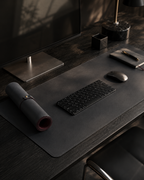 Reversible PU Leather Desk Mat & Extended Mouse Pad, 800 × 400 mm