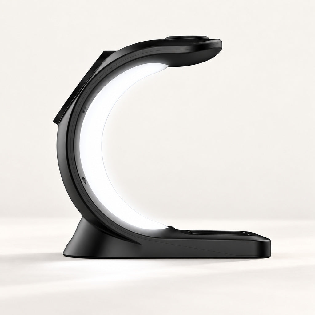 Side profile of the empty Black Charge Arc with its white light on.